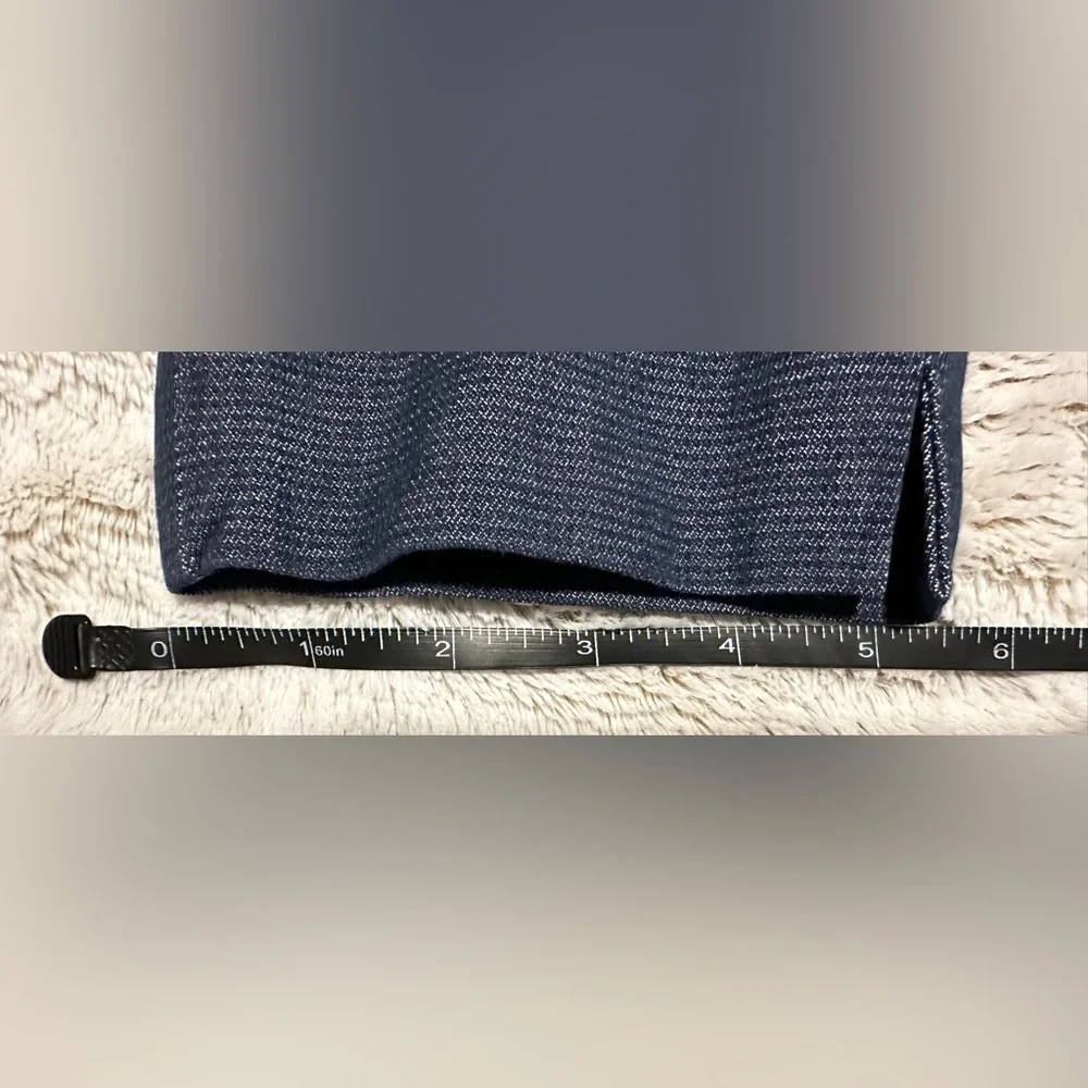 Banana Republic Sloan Pants Blue Chambray Slim Ankle - Picture 8 of 15